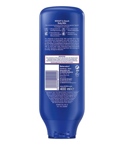 NIVEA Odżywczy balsam do ciała pod prysznic 400ml na Arena.pl