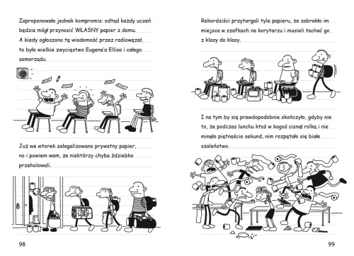 Ilustrowana książka dla dzieci Dziennik cwaniaczka Tom 7 - Trzeci do pary na Arena.pl