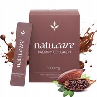 Kolagen Rybi, PREMIUM 5000 mg, kakao, 30 DNI stosowania, Natu Care