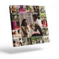 FOTO-OBRAZ na płótnie Twoje zdjęcie 50x50 KOLAŻ KREATOR WZÓR Z 17 ZDJĘĆ