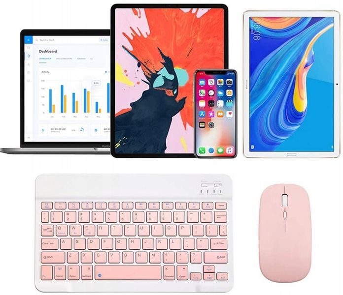 Klawiatura mysz bluetooth 3.0 Android ios Windows zdjęcie 4