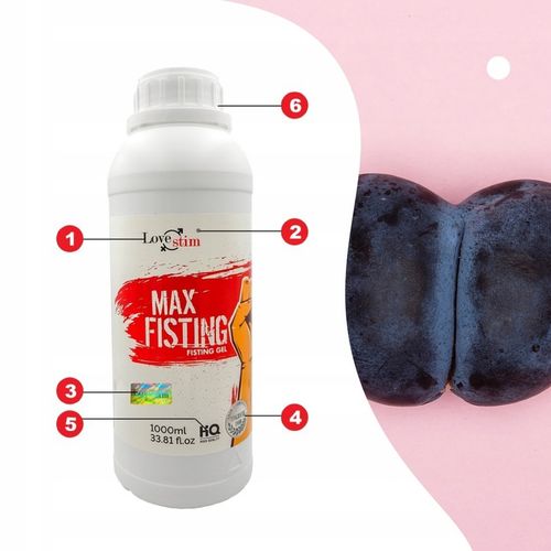 MAX FISTING GEL 1000ml ŻEL DO MAXYMALNEGO FISTINGU na Arena.pl