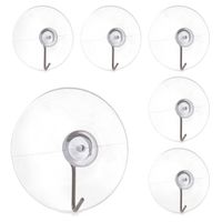 6x Wieszak na Przyssawkę na Ręcznik Ścierkę Haczyk Kuchenny Łazienkowy
