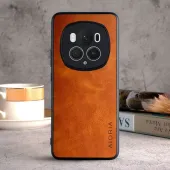 Etui AIORIA Vintage LEATHER do Huawei Honor Magic 6 Pro pomarańczowy