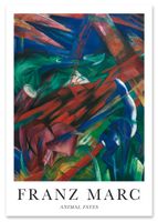 Plakat Franz Marc animal fates 29,7x42 cm A3