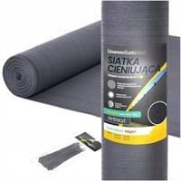 SIATKA CIENIUJĄCA 1,5x25m MASKUJĄCA 90% OSŁONA MATA NA OGRODZENIE PŁOT