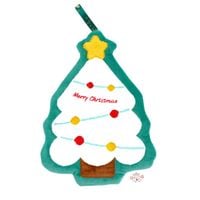 ręcznik do rąk świąteczny motyw choinka 26 x 19 cm rec58wz3