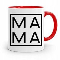 Kubek Czerwony Prezent Dla Mamy Matki Mama Z Nadrukiem Ze Zdjęciem