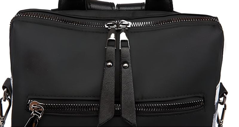 PLECAK DAMSKI MIEJSKI TOREBKA PLECACZEK CZARNY 2W1 zdjęcie 9