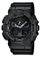 ZEGAREK CASIO G-SHOCK GA-100-1A1 WSTRZĄSOODPORNY WR 200M CZARNY