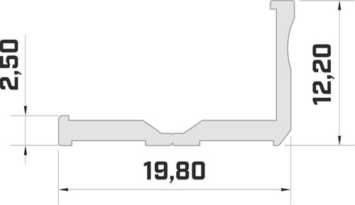 Profil aluminiowy do taśm taśma LED E 1m na Arena.pl