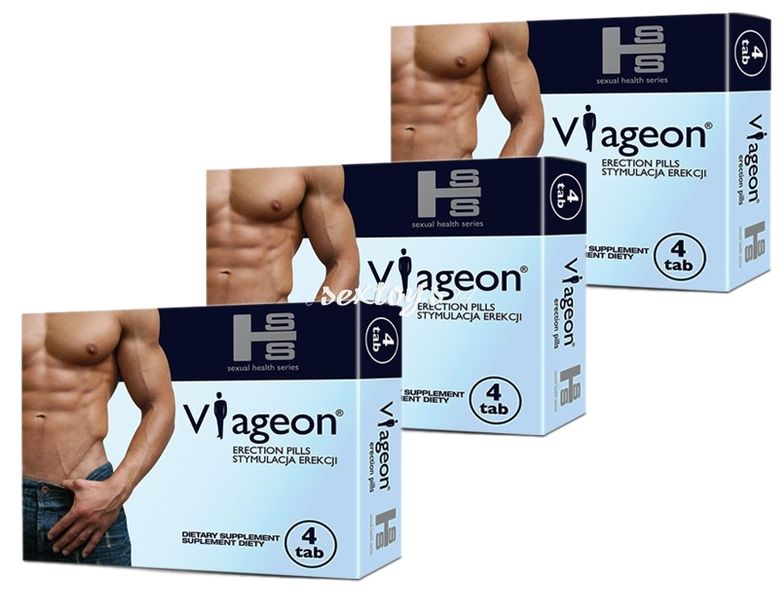 Tabletki Na Dłuższy Seks Viageon 2 Op. + 1 Gratis zdjęcie 1