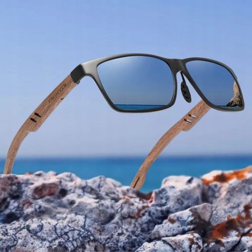 OKULARY PRZECIWSŁONECZNE MĘSKIE KINGSEVEN POLARYZACJA UV400 ZESTAW + ETUI na Arena.pl