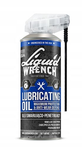 ODRDZEWIACZ DO ŚRUB ZAWIASÓW NAKRĘTEK LIQUID WRENCH OLEJ SMARUJĄCY 380 ml na Arena.pl