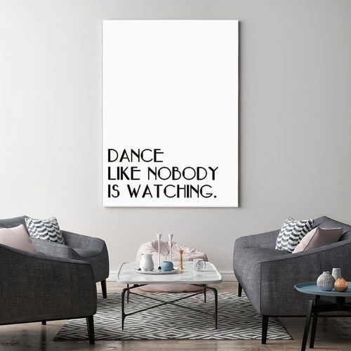 Deco Panel, Typografia dance 40x60 na Arena.pl
