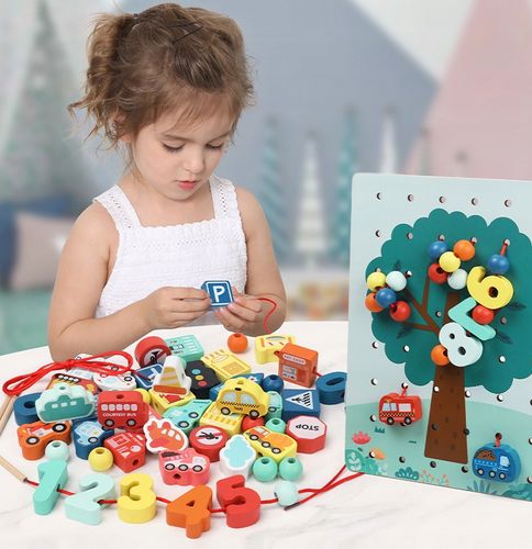 klocki cyferki drzewo jhtoy-988 na Arena.pl