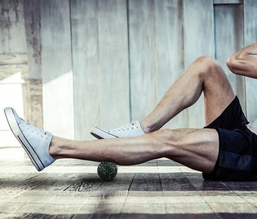 Wałek roler do masażu duoball piłka zestaw na Arena.pl
