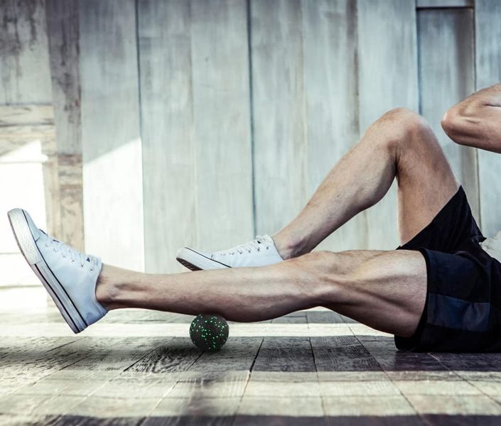 Wałek roler do masażu duoball piłka zestaw zdjęcie 11