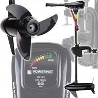 SILNIK ZABURTOWY ELEKTRYCZNY 65LB DO ŁODZI PONTONU 750W