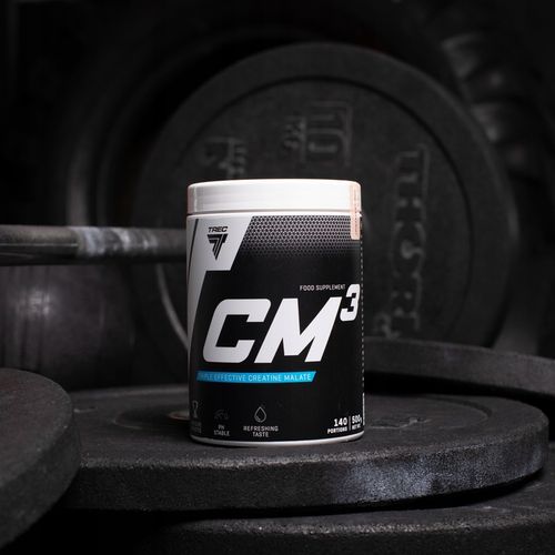 TREC CM3 500G TCM TREC NITROBOLON 300g TREC GLUTAMINE 400g zestaw na Arena.pl