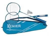badminton 1kol niebieski + lotka 3382