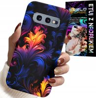 ETUI DO SAMSUNG GALAXY S10E - ABSTRAKCYJNE KOLOROWE WZORY + FOLIA