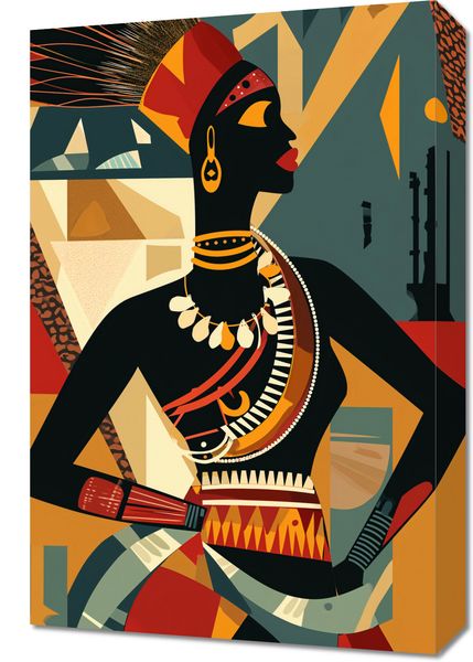 Obraz 40x60cm Afrykańska Mozaika zdjęcie 1
