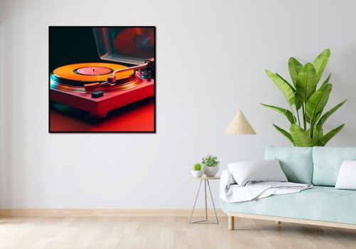 Plakat 100x100cm Retro Granie na Arena.pl