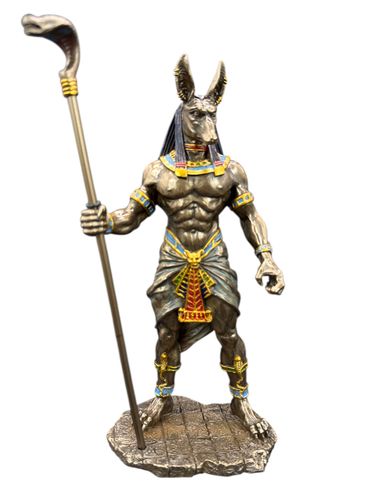 EGIPSKI BÓG ANUBIS Z KOBRĄ VERONESE (WU76642A4) na Arena.pl