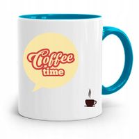 Dla Baristy Baristki Kawiarki Kubek Błękitny Z Nadrukiem Ze Zdjęciem