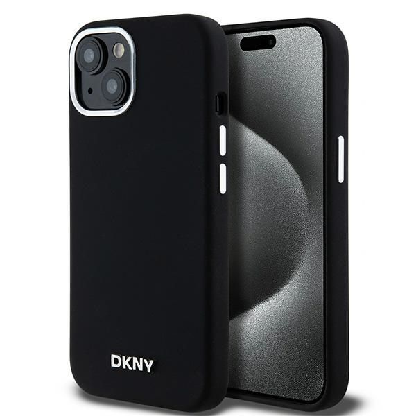 Etui DKNY do iPhone 15, iPhone 14, iPhone 13, Czarny, MagSafe zdjęcie 1