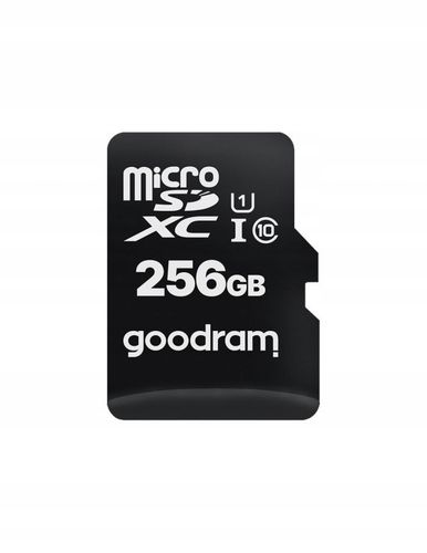 KARTA PAMIĘCI MICRO SD GOODRAM SDXC 256GB + ADAPTER CLASS 10 na Arena.pl