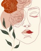 Plakat 40x50cm Beż i Twarz