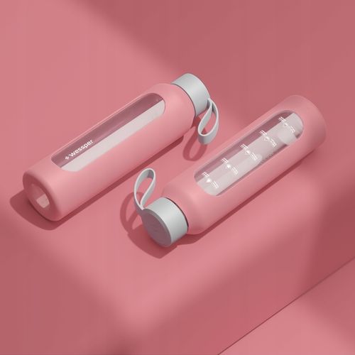 Wessper B1 motwacyjna butelka szklana 500ml z miarką na fitness na Arena.pl