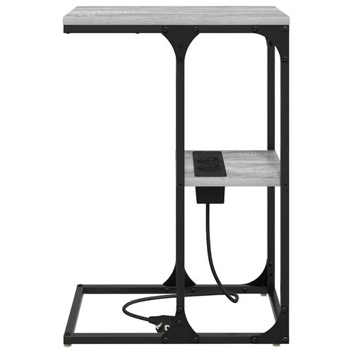 Stolik nocny Szary sonoma 41.5 x 26 x 60.5 cm na Arena.pl