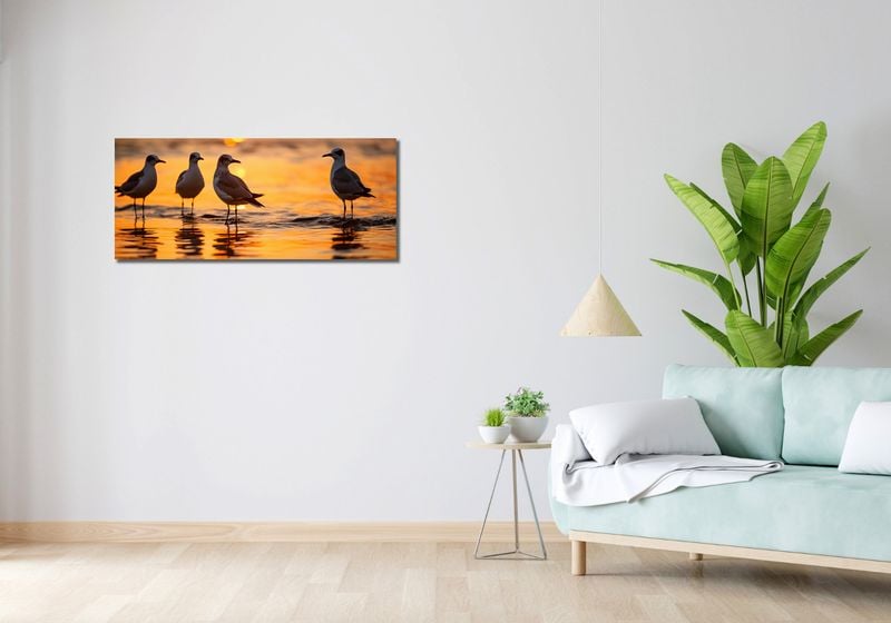 Obraz 100x40cm Mewia Gawęda zdjęcie 2