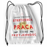 Plecak Dla Striptizerki Sportowy Szkolny Worek Z Nadrukiem Ze Zdjęciem
