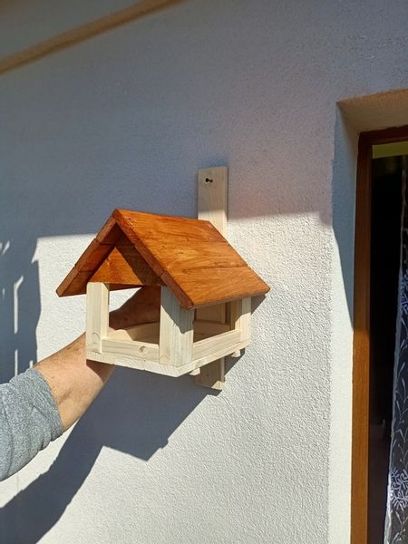 karmnik dla ptaków budka domek zdjęcie 7