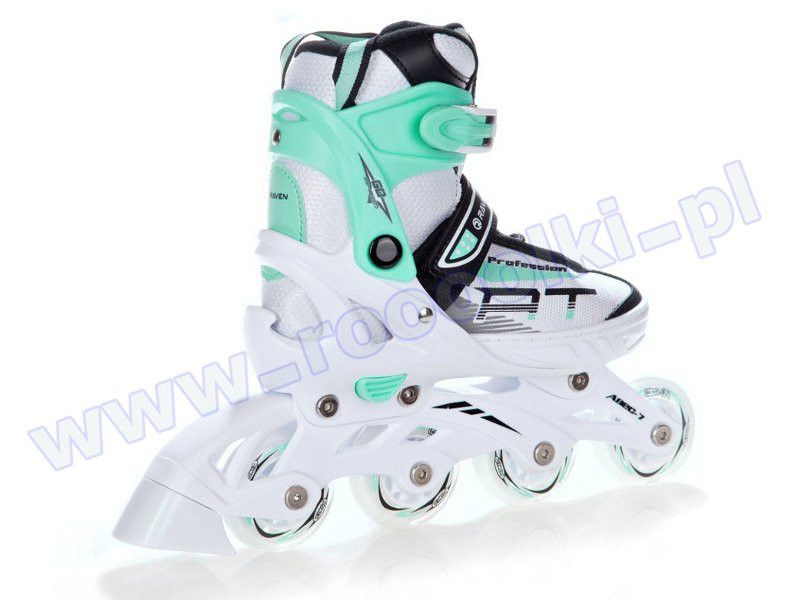 Rolki Raven Profession White / Mint 29-33 zdjęcie 3