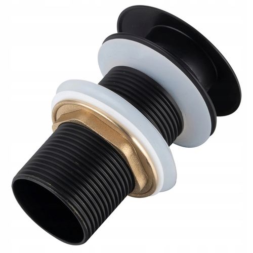 KOREK UMYWALKOWY KLIK-KLAK AUTOMAT BEZ PRZELEWU MOSIĘŻNY CZARNY SATYNOWY na Arena.pl