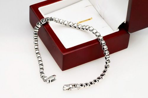 Srebrna bransoleta BDM3236 - Markazyty na Arena.pl