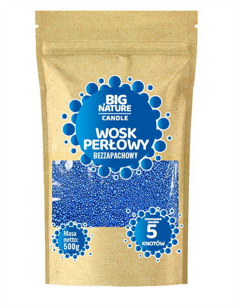 Wosk Perłowy Niebieski 500g zdjęcie 1