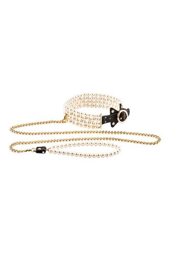 guilty pleasure luminious pearl leash and collar na Arena.pl