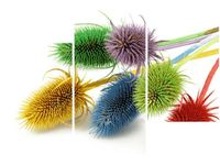 60 90CM OBRAZ 3 ELEM KOLOROWY OSET ŚCIENNY DRUK PŁÓTNO