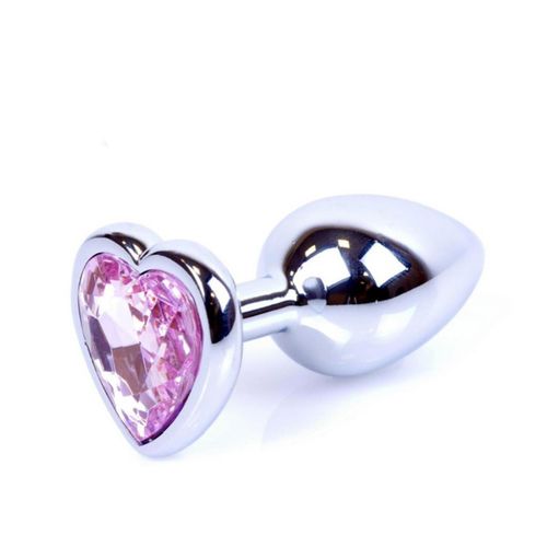 Plug-Jewellery Silver  Heart Plug- Rose na Arena.pl