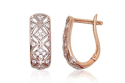 Kolczyki 14K Red Gold „Princess” na Arena.pl