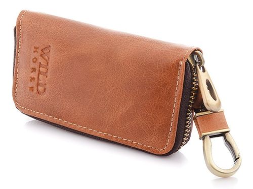 Etui Na Klucze Premium Skórzane Kluczówka Wild Horse Camel P84 na Arena.pl