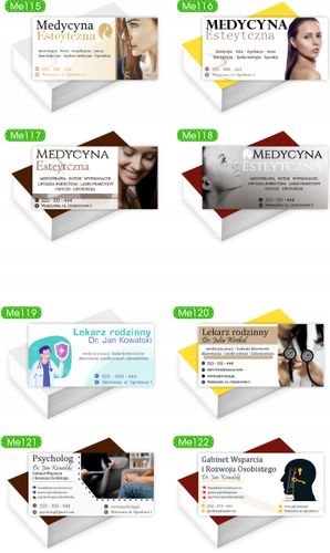 Wizytówki firmowe reklamowe 200szt projekt w cenie GABINET PSYCHOLOGICZNY na Arena.pl