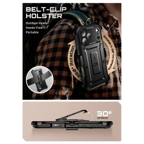 etui supcase ub pro na iphone 17 pro max - czarne na Arena.pl