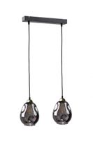 Lampa wisząca 2xE27 LOKI BLACK/GOLD